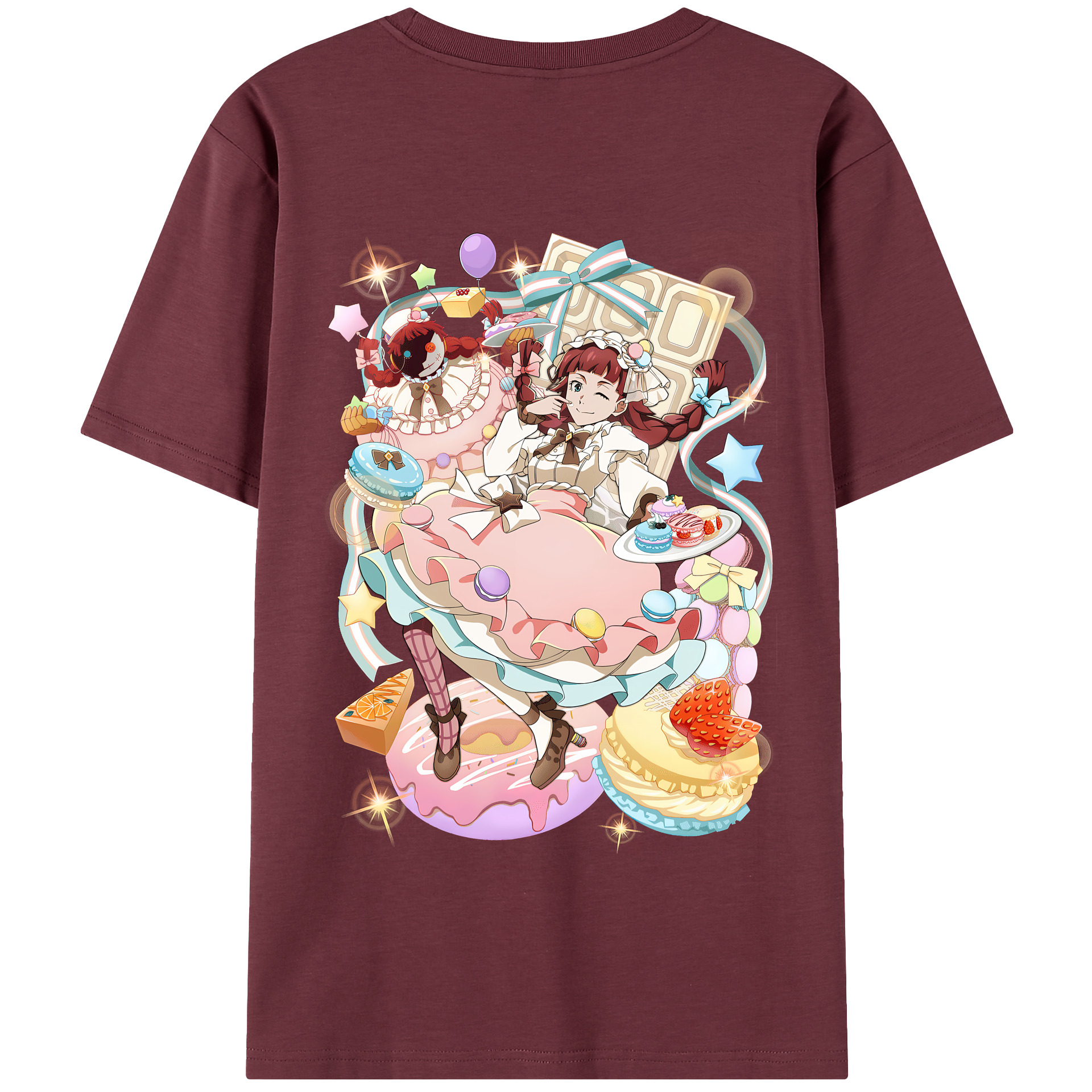 （画像用） 文豪ストレイドッグス Bungo Stray Dogs 綿100％半袖Tシャツ（背面プリント）